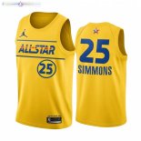 Maillot NBA 2021 All Star NO.25 Ben Simmons Or
