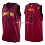Maillot Cleveland Cavaliers Nike NO.1 Derrick Rose Rouge Icon