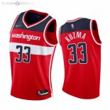 Maillot NBA Nike Washington Wizards NO.33 Kyle Kuzma 75th Season Diamant Rouge Icon 2021-22