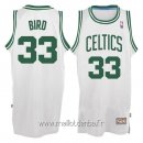 Maillot Boston Celtics No.33 Larry Joe Bird Blanc