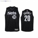 Maillot NBA Enfant Earned Edition Brooklyn Nets NO.20 Landry Shamet Noir 2021