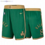 Pantalon Boston Celtics NO.8 Kemba Walker Vert Ville 2020