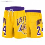 Pantalon Los Angeles Lakers NO.24 Kobe Bryant 75th Or