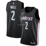 Maillot Washington Wizards Nike NO.2 John Wall Nike Noir Ville 2018/2019