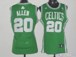 Maillot Femme Boston Celtics NO.20 Ray Allen Vert