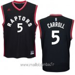 Maillot Toronto Raptors No.5 DeMarre Carroll Noir