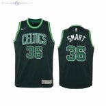 Maillot NBA Enfants Earned Edition Celtics NO.36 Marcus Smart Vert 2021