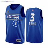 Maillot NBA 2021 All Star NO.3 Anthony Davis Bleu