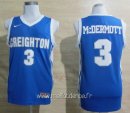 Maillot NCAA Creighton No.3 Mcdermott Bleu