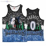 Maillot NBA Minnesota Timberwolves NO.0 D'Angelo Russell Noir Throwback 2021