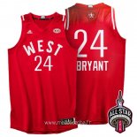 Maillot 2016 All Star No.24 Kobe Bryant Rouge
