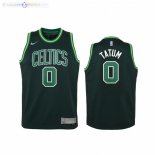 Maillot NBA Enfants Earned Edition Celtics NO.0 Jayson Tatum Vert 2021