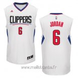 Maillot L.A.Clippers No.6 DeAndre Jordan Blanc