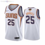 Maillot Phoenix Suns 2021 NBA Finales NO.25 Mikal Bridges Blanc Association