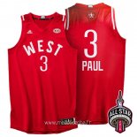 Maillot 2016 All Star No.3 Chris Paul Rouge