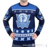 NBA Unisex Ugly Sweater Dallas Mavericks Bleu