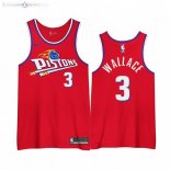 Maillot Detroit Pistons Nike NO.3 Ben Wallace Nike Rouge Ville 2020-21