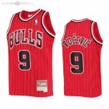 Maillot NBA Enfants Bulls NO.9 Nikola Vucevic Rouge Throwback 2021