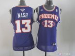 Maillot Femme Phoenix Suns NO.13 Steve Nash Bleu