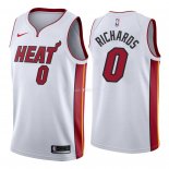 Maillot Miami Heat Nike NO.0 Josh Richardson Blanc Association 2018