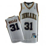 Maillot Indiana Pacers No.31 Reggie Miller Blanc Bande