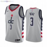 Maillot Washington Wizards Nike NO.3 Bradley Beal Gris Ville 2020-21