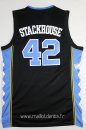 Maillot NCAA North Carolina No.42 Jerry Stackhouse Noir