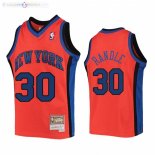Maillot NBA Enfants York Knicks NO.30 Julius Randle Orange Hardwood Classics