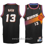 Maillot Phoenix Suns No.313 Steve Nash Noir