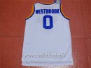 Maillot NCAA UCLA No.0 Russell Westbrook Blanc