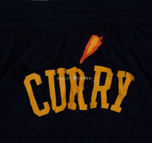 Pantalone Golden State Warriors 2018 Finales Champions NO.30 Stephen Curry Noir