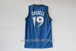 Maillot Minnesota Timberwolves No.19 Sam Cassell Retro Bleu