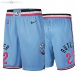 Pantalon Miami Heat Nike NO.22 Jimmy Butler Nike Bleu Ville