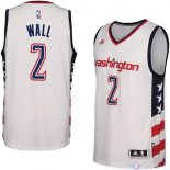 Maillot Washington Wizards NO.2 John Wall Blanc 2016-2017