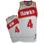 Maillot Atlanta Hawks No.4 Webb Blanc