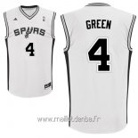 Maillot San Antonio Spurs No.4 Danny Green Blanc