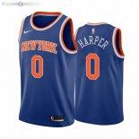 Maillot New York Nike Knicks NO.0 Jared Harper Bleu Icon 2020-21