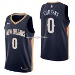 Maillot New Orleans Pelicans Nike NO.0 DeMarcus Cousins Marine Icon