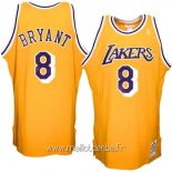 Maillot L.A.Lakers No.8 Kobe Bryant Jaune