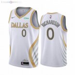 Maillot Dallas Mavericks Nike NO.0 Josh Richardson Blanc Ville 2020-21