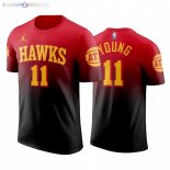 T-Shirts Atlanta Hawks NO.11 Trae Young Rouge Statement 2020-21