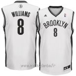 Maillot Brooklyn Nets No.8 Deron Michael Williams Blanc