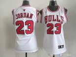Maillot Femme Chicago Bulls NO.23 Michael Jordan Rouge Blanc