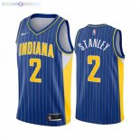 Maillot Indiana Pacers Nike NO.2 Cassius Stanley Nike Bleu Ville 2020-21