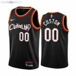 Maillot NBA Cleveland Cavaliers NO.00 Personnalisé Noir Ville 2020-21