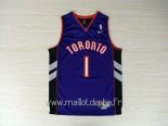 Maillot Toronto Raptors No.1 Tracy McGrady Bleu