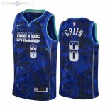 Maillot NBA Nike Dallas Mavericks NO.0 Josh Green Select Series Bleu Camouflage 2021