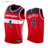 Maillot NBA Nike Washington Wizards NO.4 Aaron Holiday 75th Season Diamant Rouge Icon 2021-22