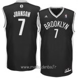 Maillot Brooklyn Nets No.7 Earvin Johnson Noir