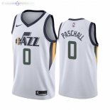 Maillot NBA Nike Utah Jazz NO.0 Eric Paschall Nike Blanc Association 2021-22